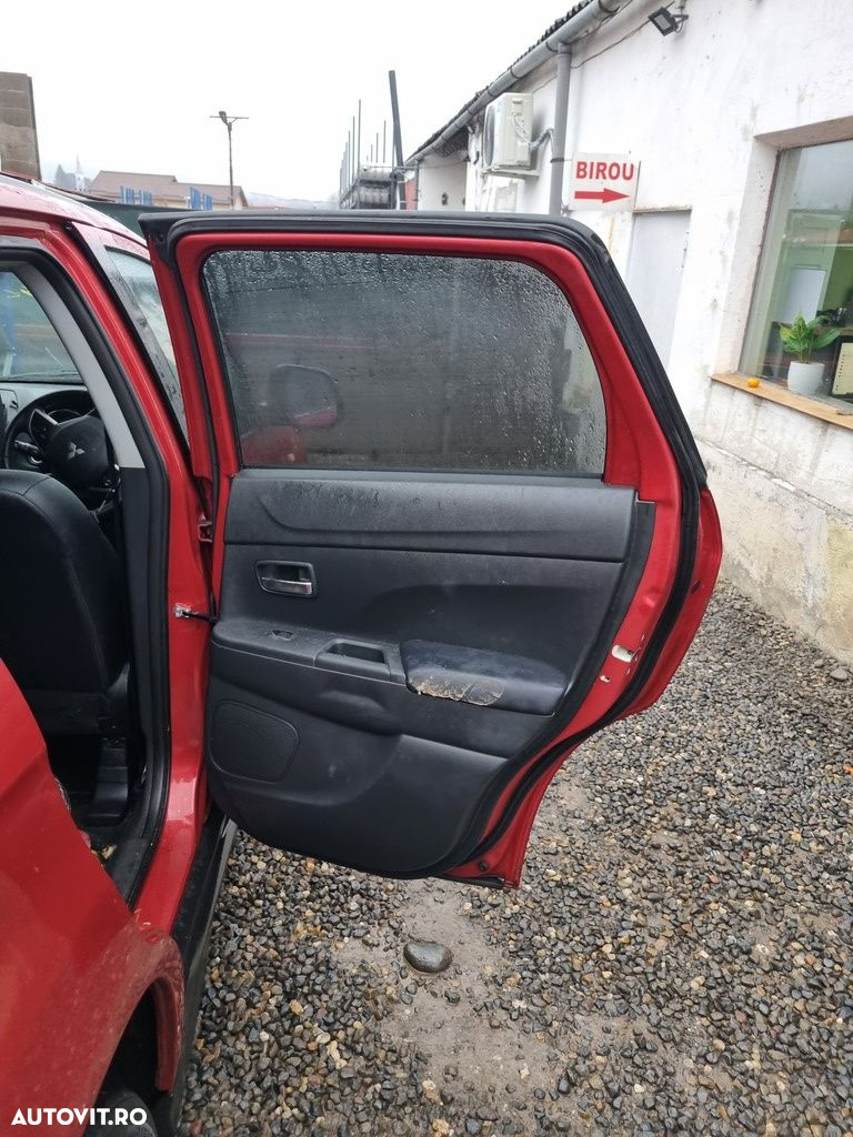 Usa Dreapta Spate Mitsubishi ASX Facelift 2012 2012 - 2015 SUV 4 Usi rosu (1150) - 2