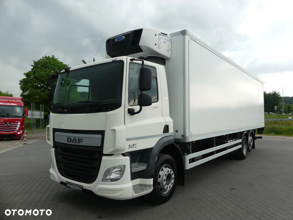 DAF CF 370 / 6x2 / CHŁODNIA 9.40 + WINDA / EURO 6 / CARRIER SUPRA 850 /