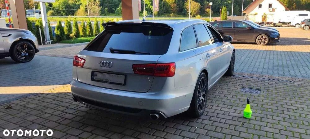 Tylny Spoiler Daszek Audi A6 C7 KOMBI AVANT Dokładka Czarny Połysk - 3