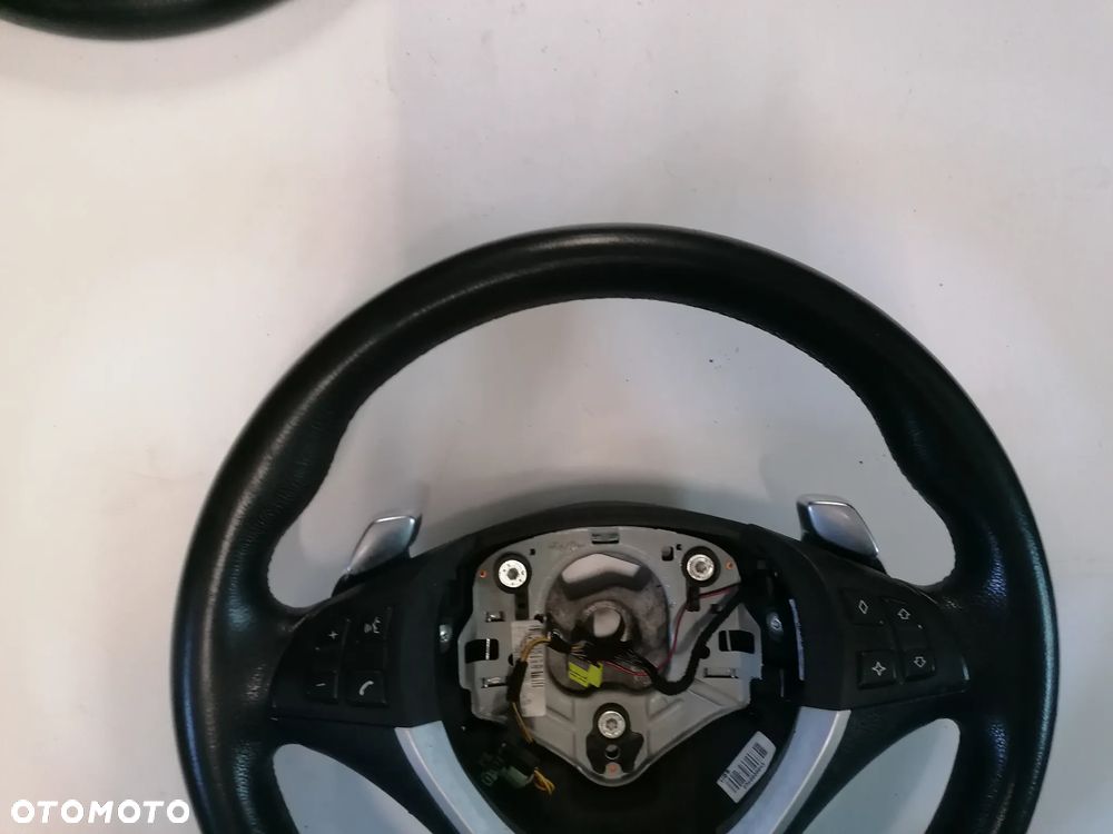 BMW X6 E71 11- KIEROWNICA MULTIFUNKCJA SKÓRZANA ŁOPATKI - 6