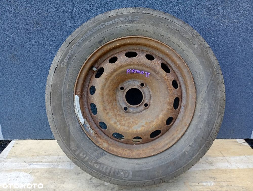 koło zapasowe felga opona continental 205/65R15 94H partner II berlingo II 2008-2018 - 1