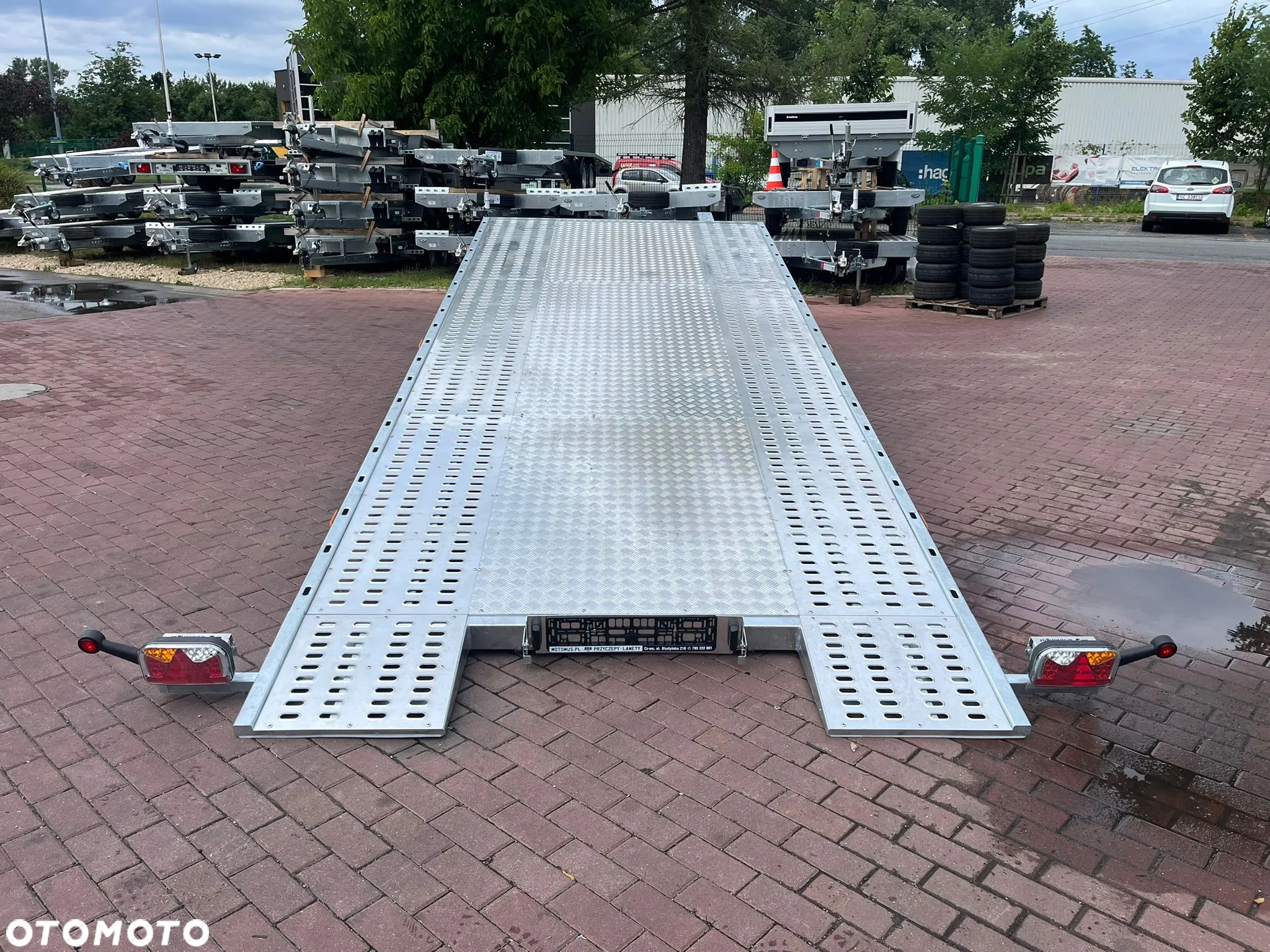 Inny Balhanger TRIMAXLIFT 3560 Wypełnienie Aluminium 600x210 3 osie DMC 3500kg uchylana hydraulicznie MOCNA - 2