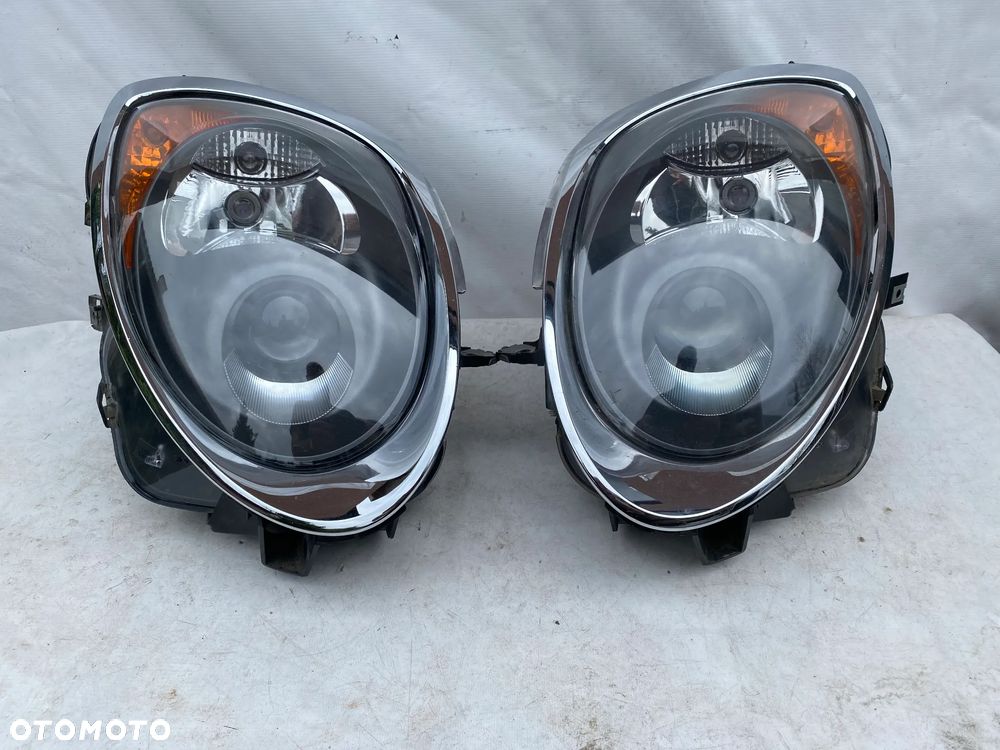 lampy alfa mito z ramkami czarne komplet eu całe - 2