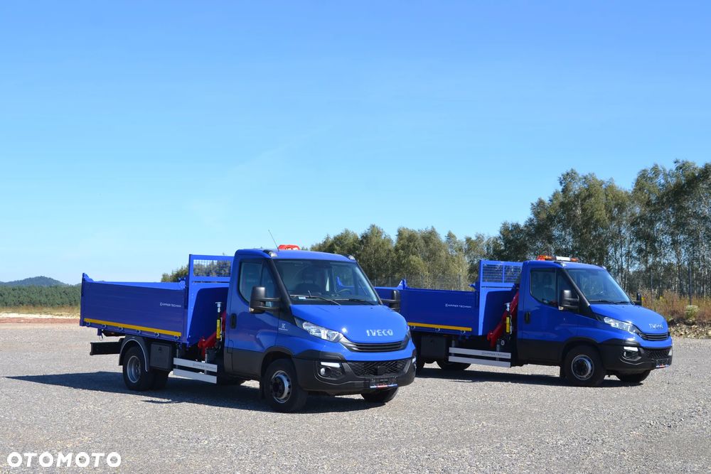 Iveco Daily 72C18 Nowy 3-stronny wywrot Żuraw HC45 HDS Wywrotka Kiper 70C 65C 50C 35C - 25