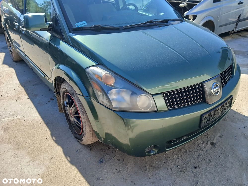 nissan quest D11 maska pokrywa silnika klapa bagażnika zderzak lampa reflektor pas przedni stop - 2