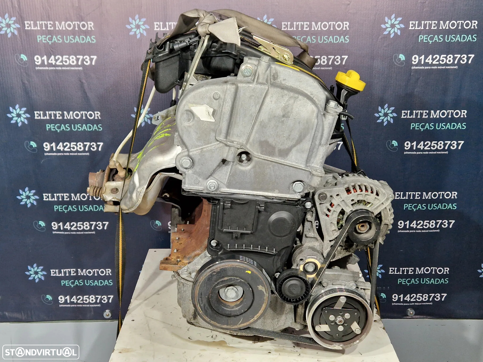Motor usado K4JG780 RENAULT CLIO III 3 1.4 16V 98CV K4J 780 - 5
