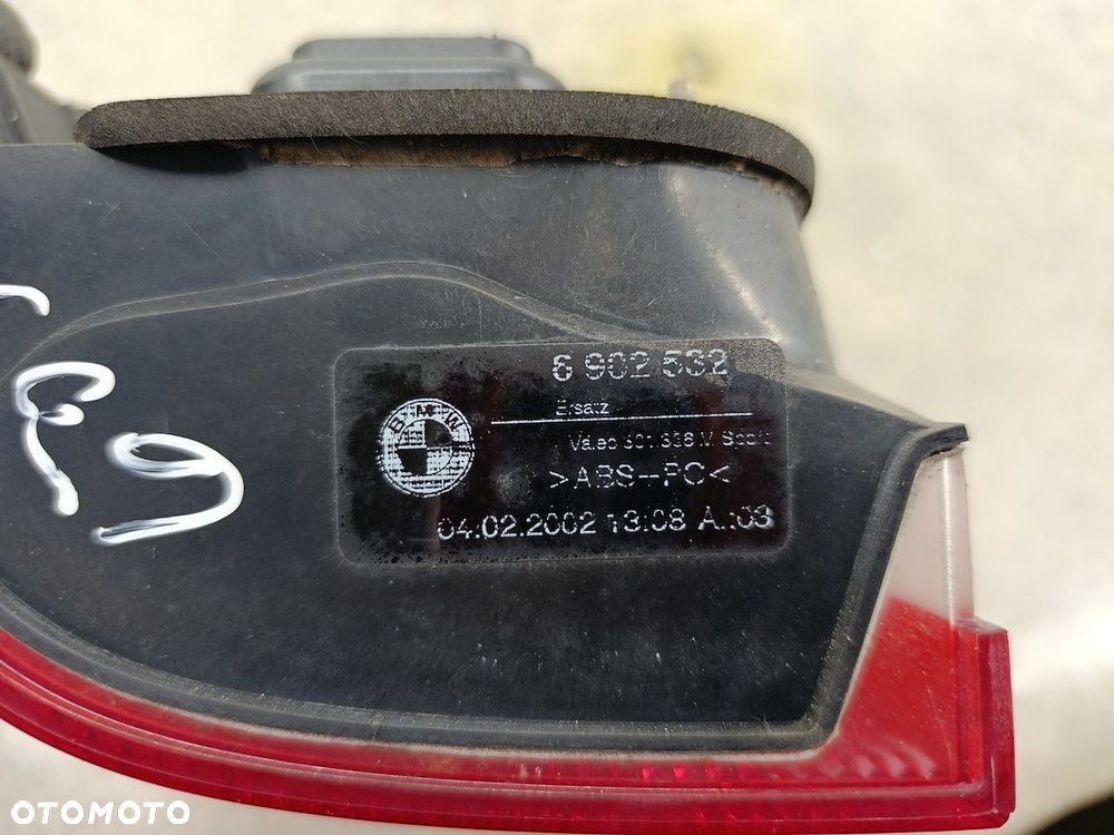 LAMPA TYLNA PRAWA BMW 5 E39 6902532 VALEO - 11