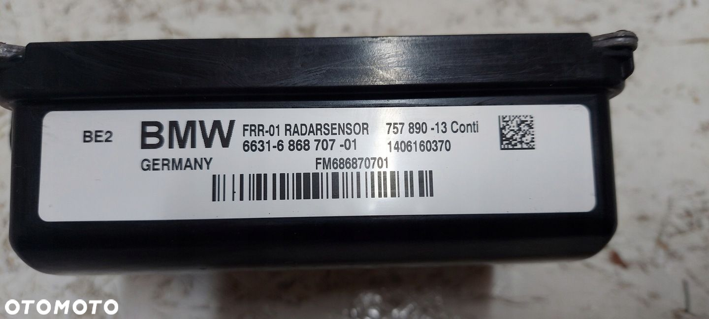 BMW F10 F01 F12 F25 F30 ACC RADAR SENSOR DISTRONIC 6868707 - 2