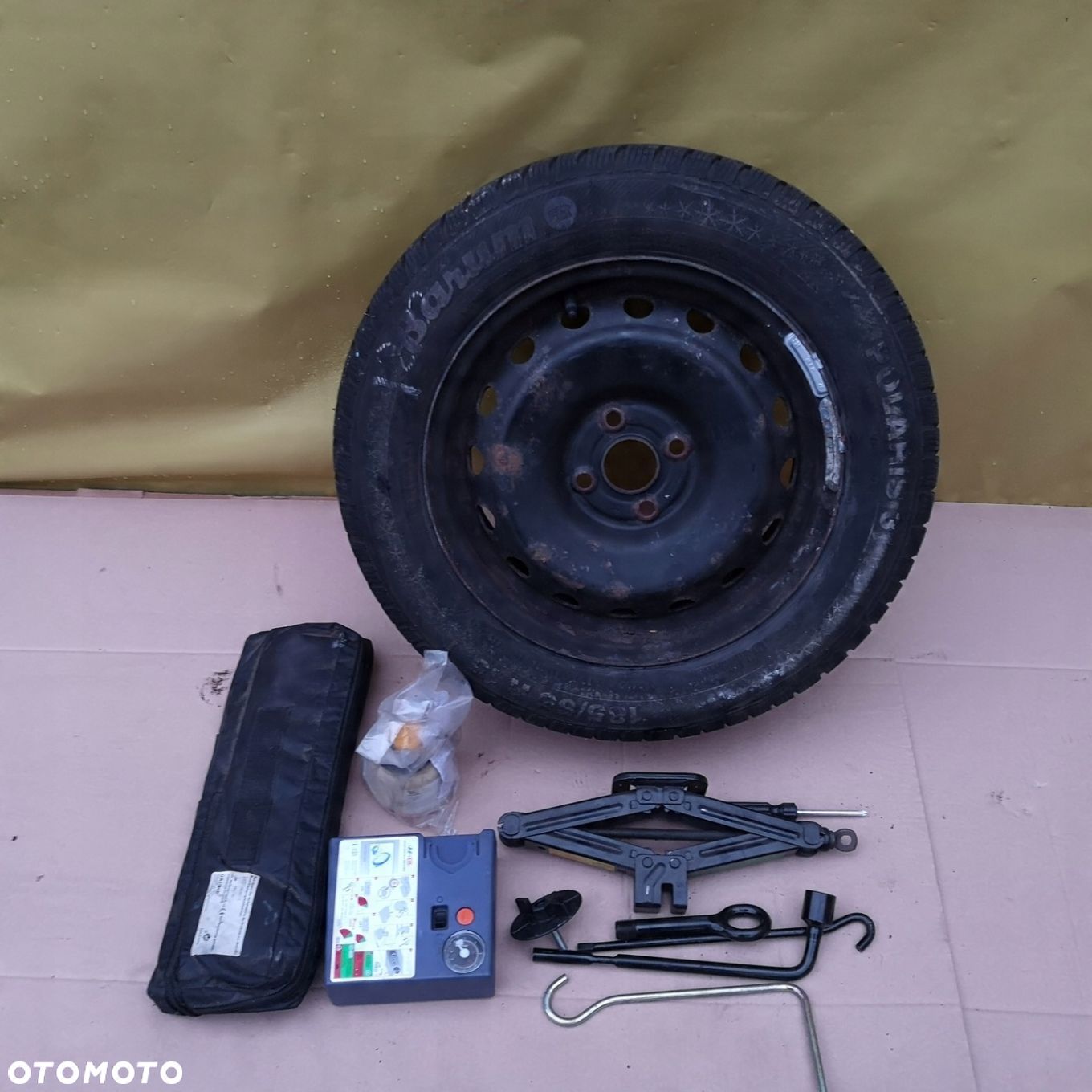 HYUNDAI I20 II 14- KOŁO ZAPASOWE DOJAZDOWE LEWAREK KOMPLET 4X100 15 - 1