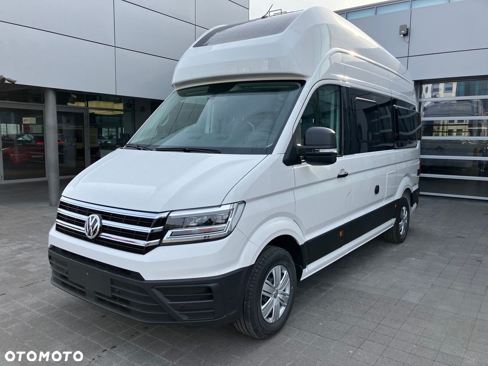 Volkswagen Grand California Grand California 600 silnik: 2,0 l TDI EU6 SCR BlueMotion Technology 130 kW skrzynia biegów: Przedni napęd automatyczna 8-biegowa rozstaw osi: 3640 mm - 5