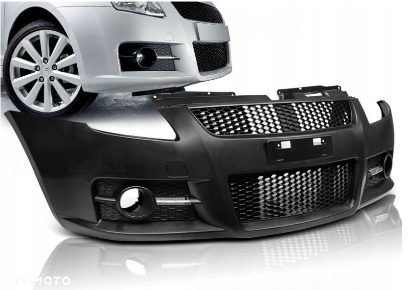 Zderzak przedni kompletny Grill kratki Sport Suzuki Swift III 3 2005-2010 - 3