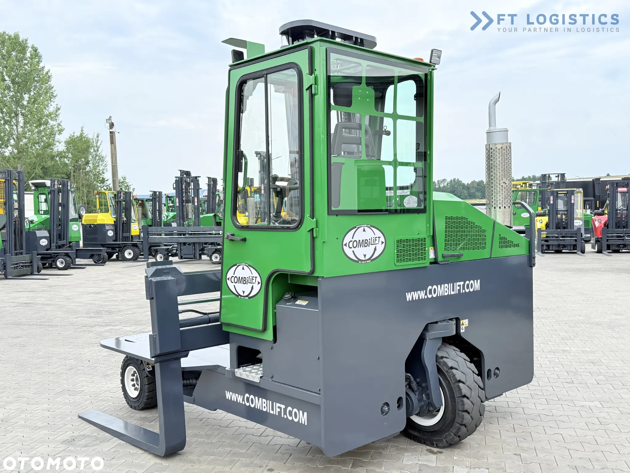 Combilift C4500 / DIESEL / DUPLEX 4000MM / SZEROKI POZYCJONER WIDEŁ / OGRZEWANIE / PEŁNA KABINA / STAN IDEALNY / Szeroka oferta wózków czterokierunkowych i bocznych, dopasowanych do różnorodnych potrzeb i zastosowań - 11