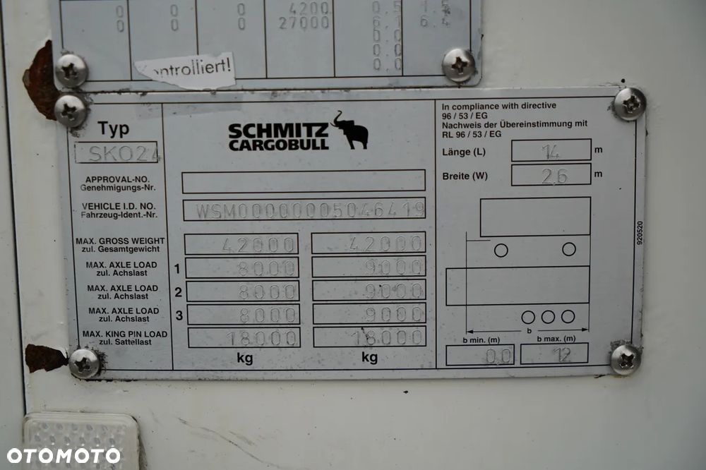 Schmitz Cargobull / CHŁODNIA / THERMO KING /  WINDA DHOLLANDIA / KOSZ NA PALETY / SAF - 28