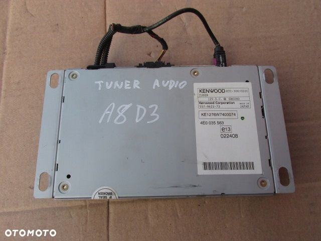 Audi A8 D3 lift Moduł sterownik tuner radia 4E0910563C - 3