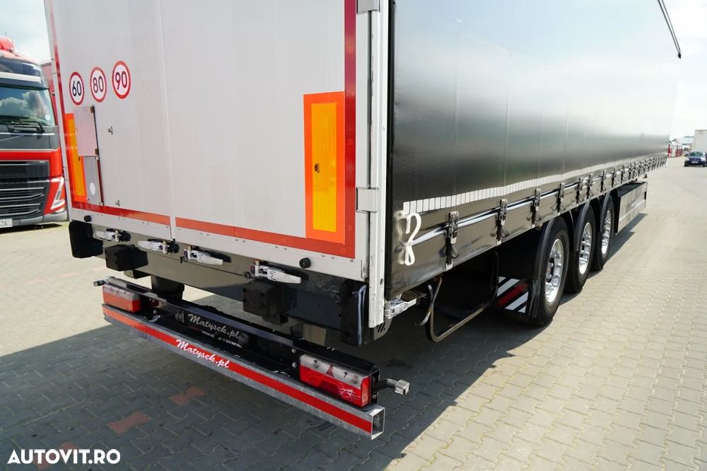 Schmitz Cargobull / CORTINĂ / STANDARD / COȘ PENTRU PALEȚI / AXE SAF / - 14