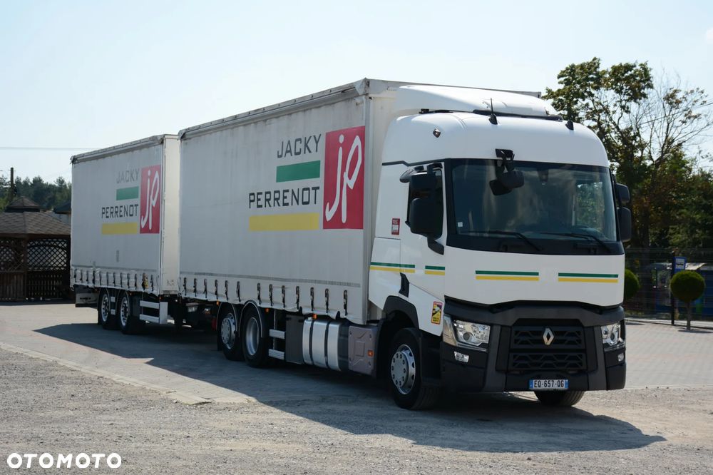 Renault T 480 / 2017r / Tandem / Przejazdowy / Niski przebieg / Skrętna oś / Klima postojowa / FRUEHAUF - 3
