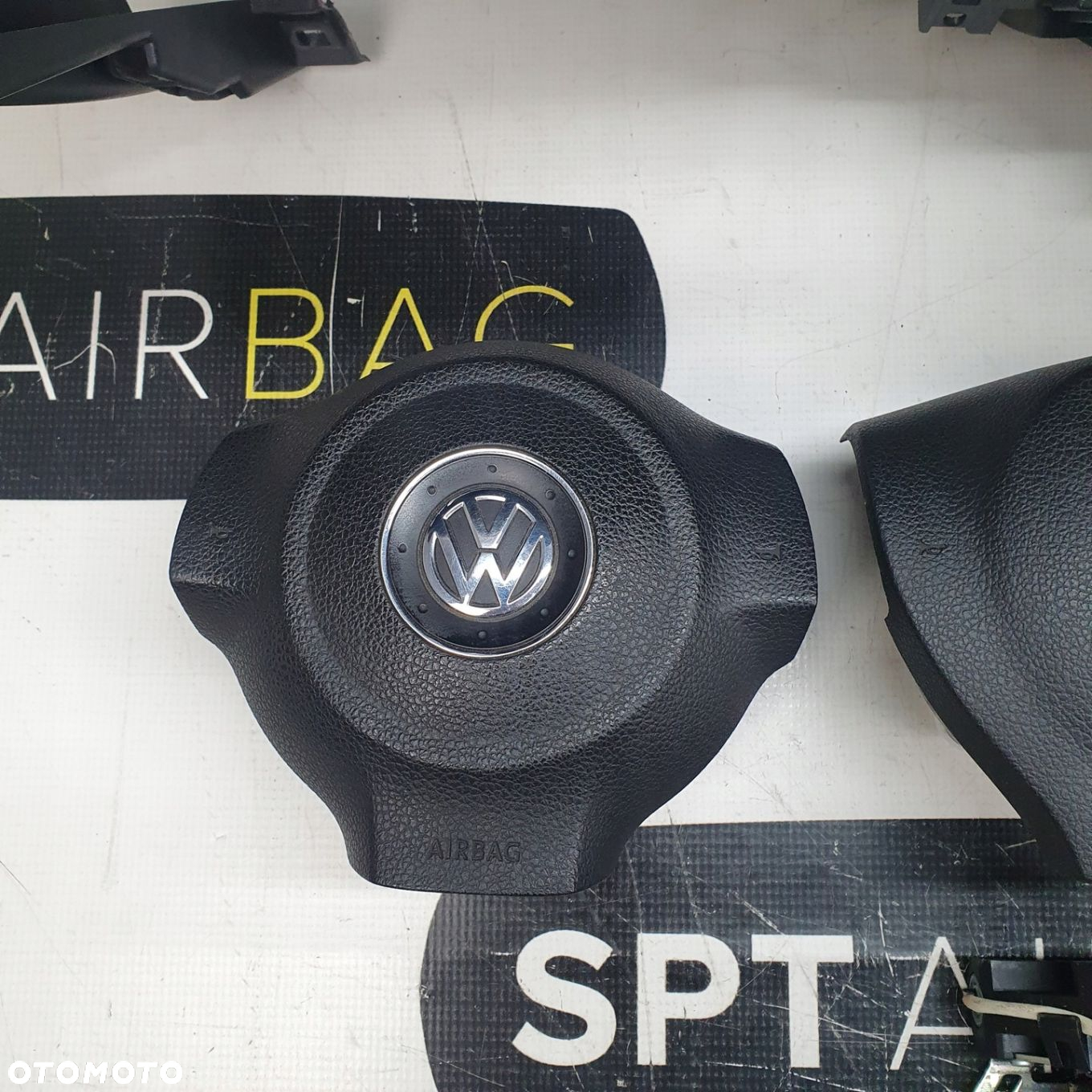 VW CADDY MK3 DESKA ROZDZIELCZA KONSOLA KOKPIT PULPIT PODUSZKI AIRBAG AIR BAG PASY KIT SET - 6