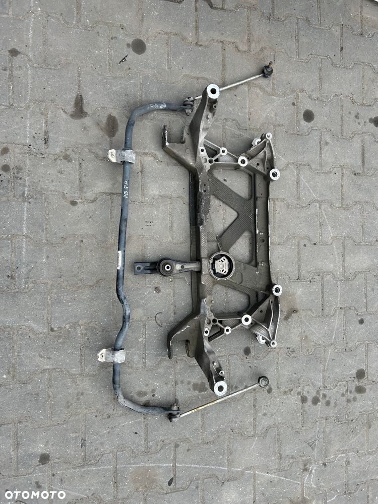 Audi A3 8V kołyska aluminiowa 5Q0199369G drążek reakcyjny wózek sanki trawers - 1