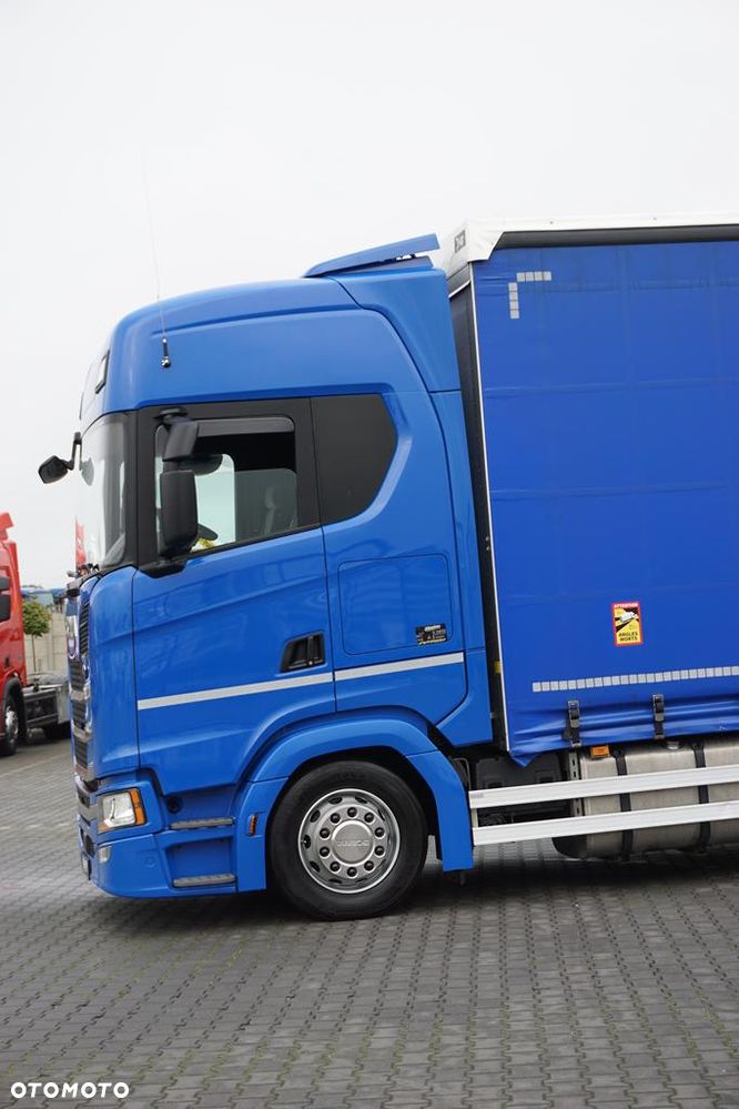 Scania / S 500 / ACC / E 6 / FIRANKA / 20 PALET / DŁ. 8,1 M /  RETARDER - 24