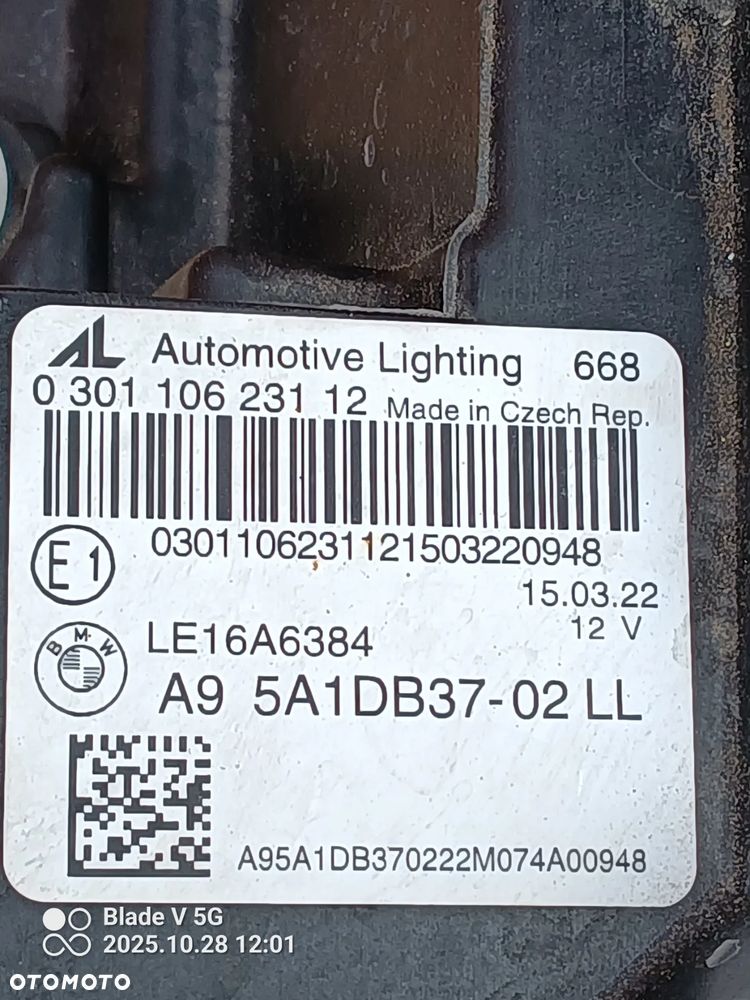 Lampa Lewa BMW seria 3 G20 G21 Full Led - 6