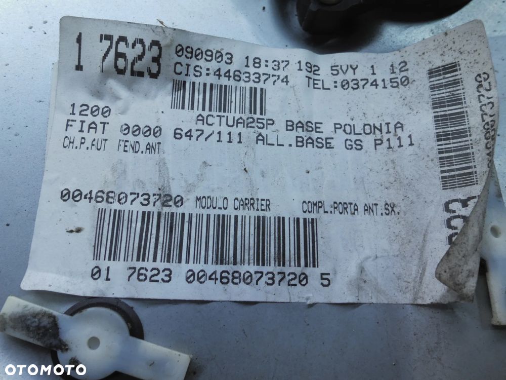 PODNOŚNIK SZYBY PRZÓD LEWY FIAT STILO 5D POSIADAM 2 SZT - 3