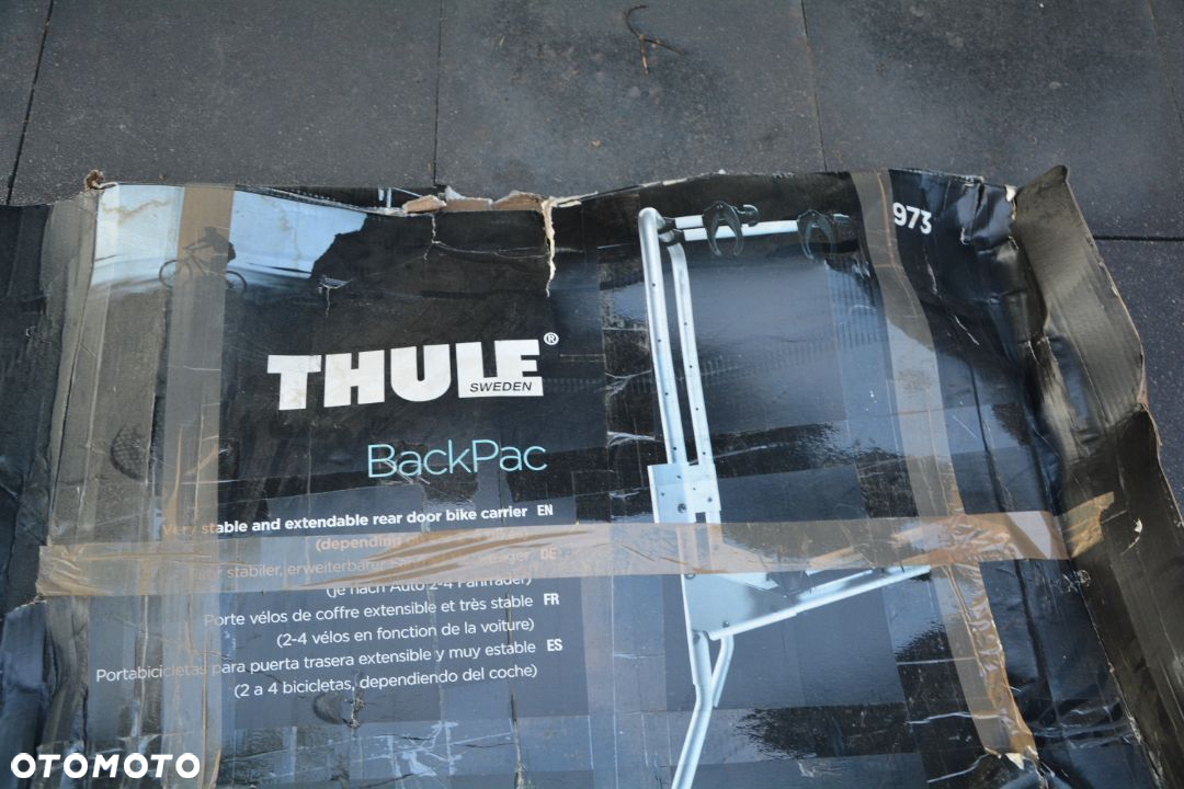 Uchwyt rowerowy na tylna klapę na 2 -4 rowery Thule Backup 973 - 3