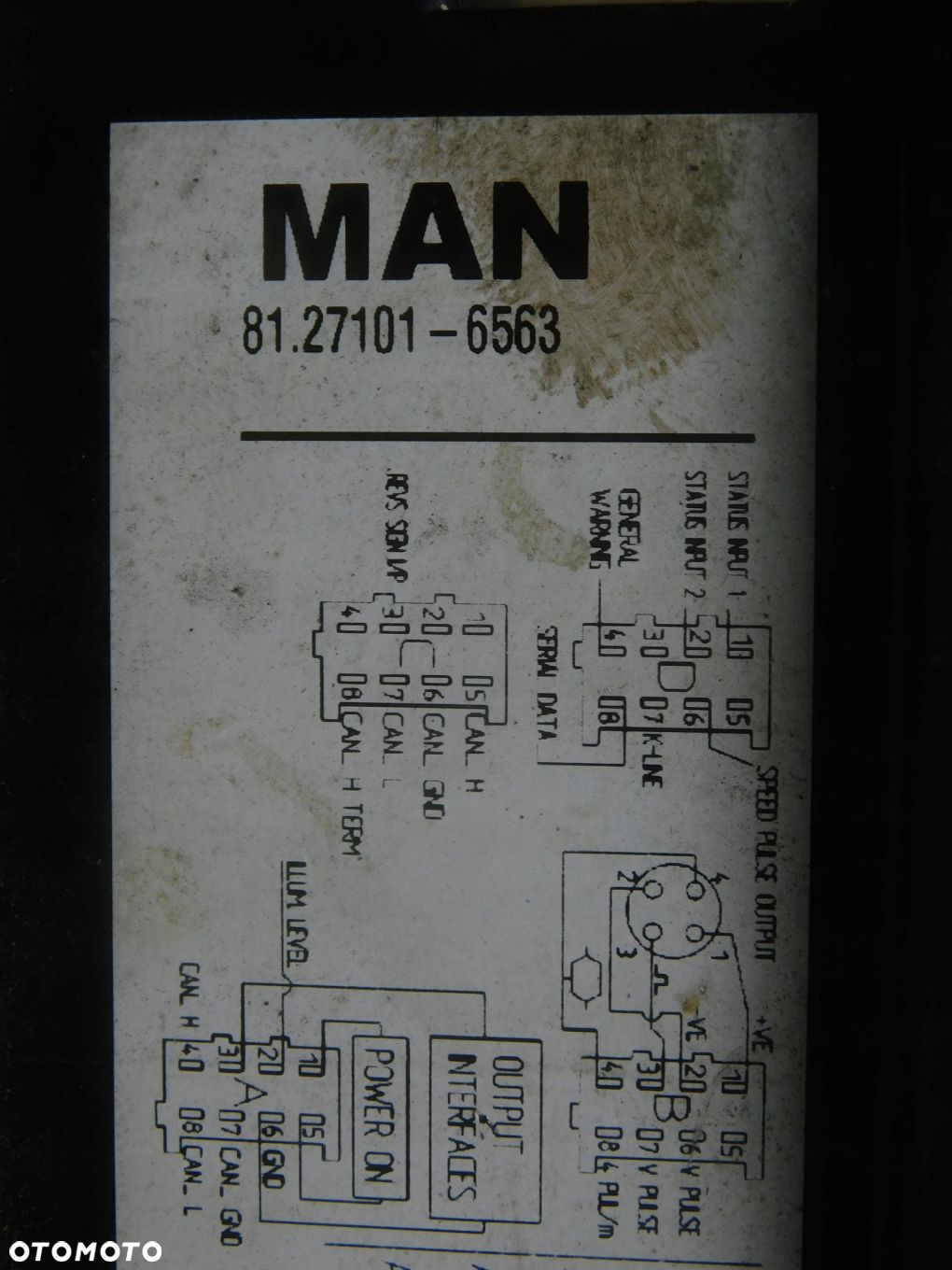 81.27101-6563 Tachograf Cyfrowy Man Tgl 12.240 - 6
