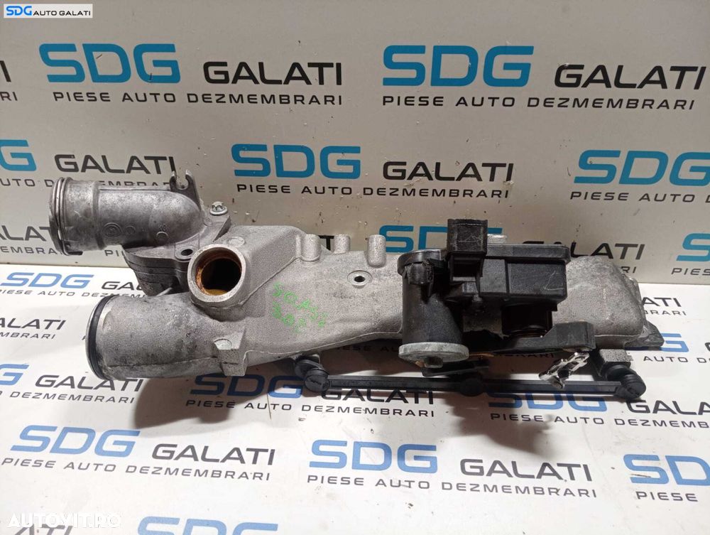 Galerie Admisie cu Termostat si Motoras Mercedes Clasa ML Class W164 3.0 CDI 2005 - 2011 Cod A6421500594 A6422000215 [M4691] - 3