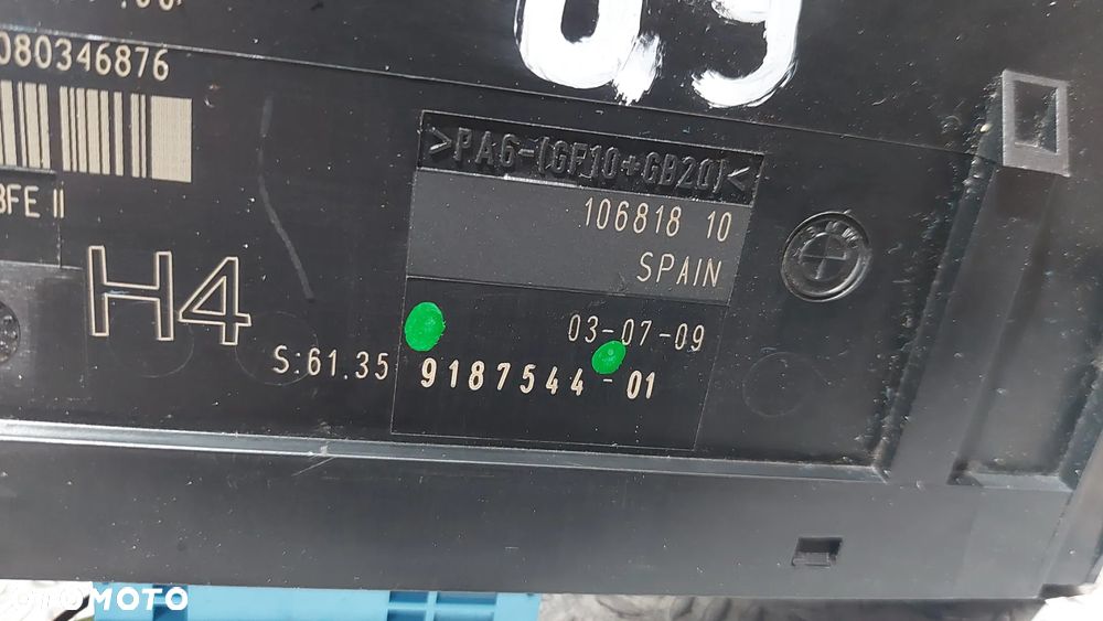 MODUŁ STEROWNIK KOMFORTU BMW E90 NR 9187544 - 2