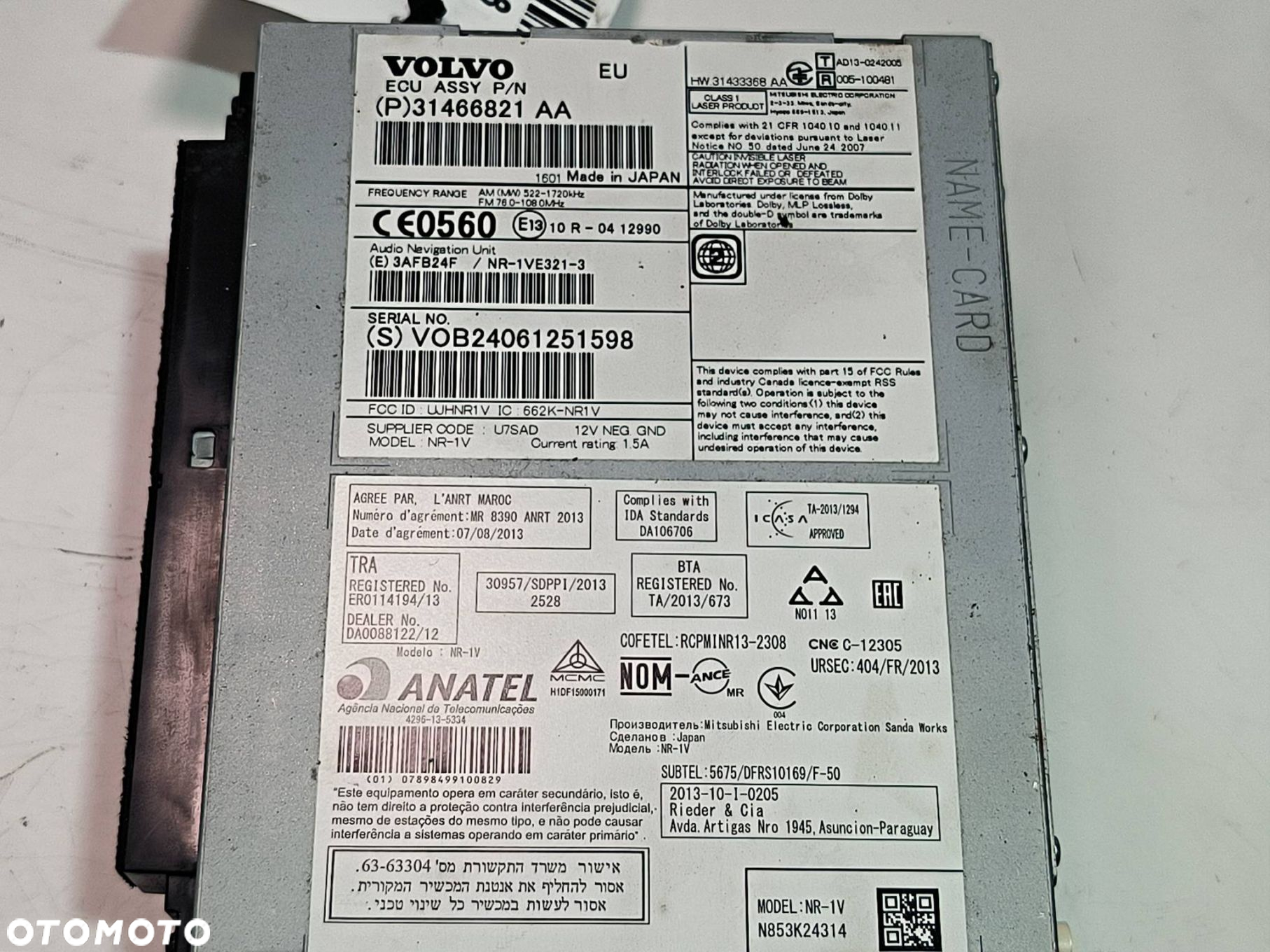 RADIO VOLVO V60 Cross Country 31466821AA - 3
