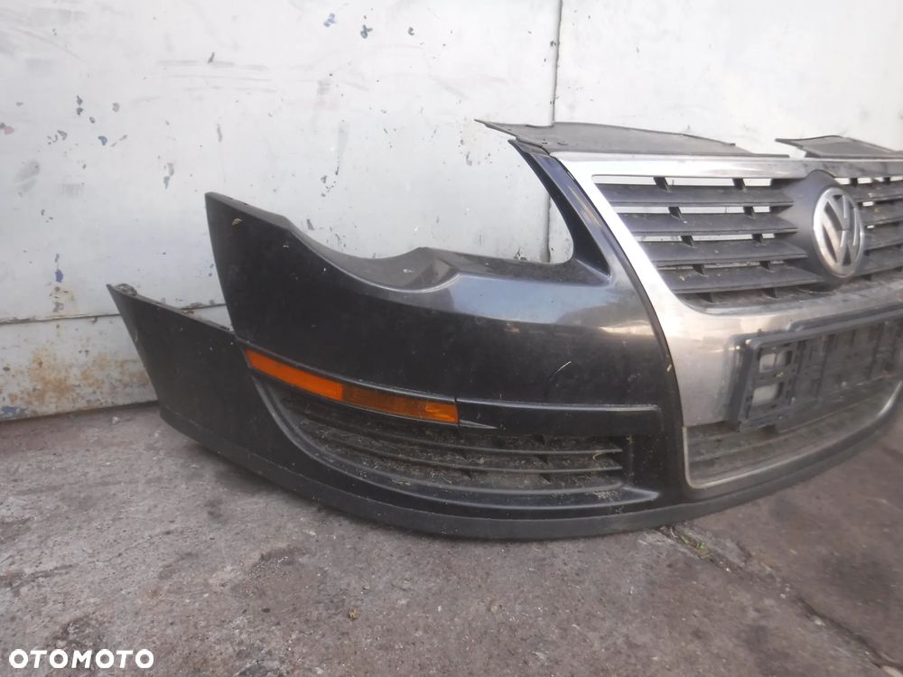 Vw Passat B6 zderzak przod atrapa grill  kompletny LC9X - 3