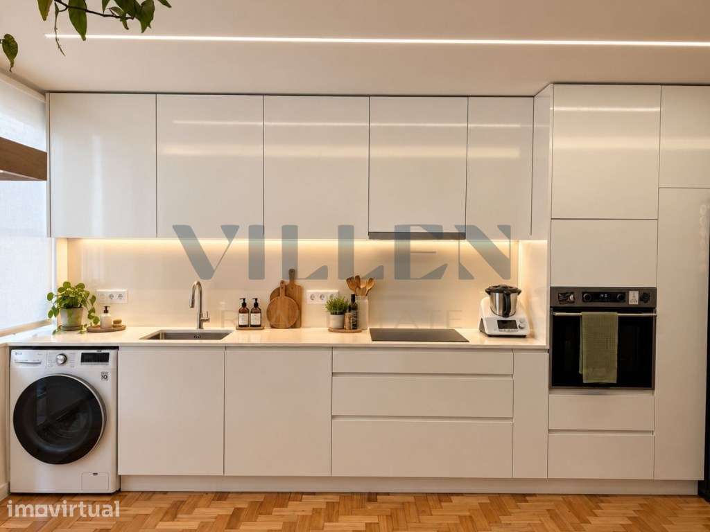 Apartamento T3 renovado com terraço de 90 m² e garagem fechada | Braga - Grande imagem: 4/28