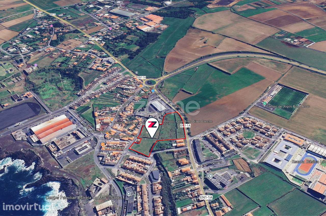 Terreno urbanizável com 13.020 m² no centro de Rabo de Peixe - Grande imagem: 2/15