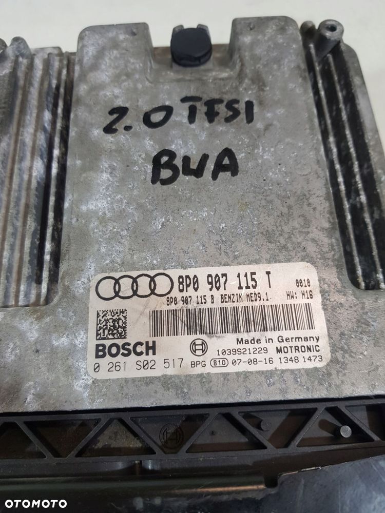 sterownik komputer silnika 8p0907115t bwa 2.0 tfsi audi - 4
