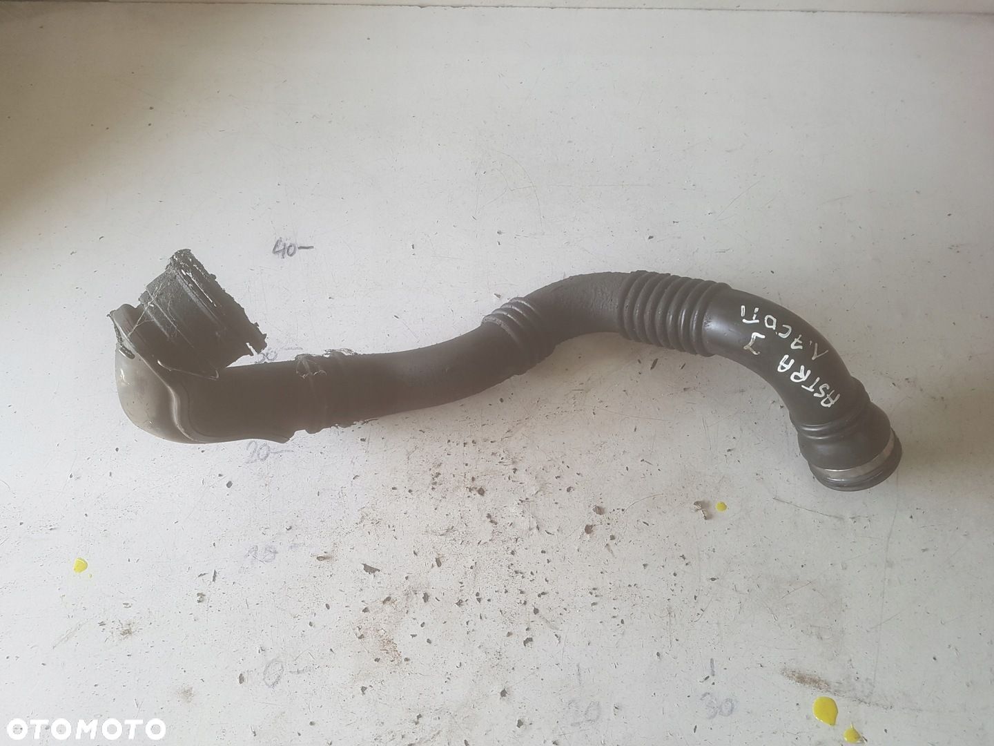 ASTRA IV 09r- J 1.7 CDTI RURA PRZEWÓD INTERCOOLERA - 1