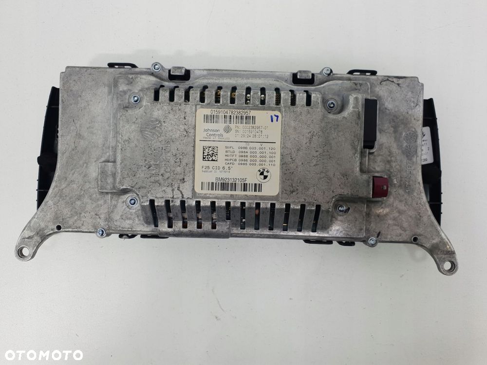 BMW X3 F25 MONITOR WYŚWIETLACZ 9231321 - 2