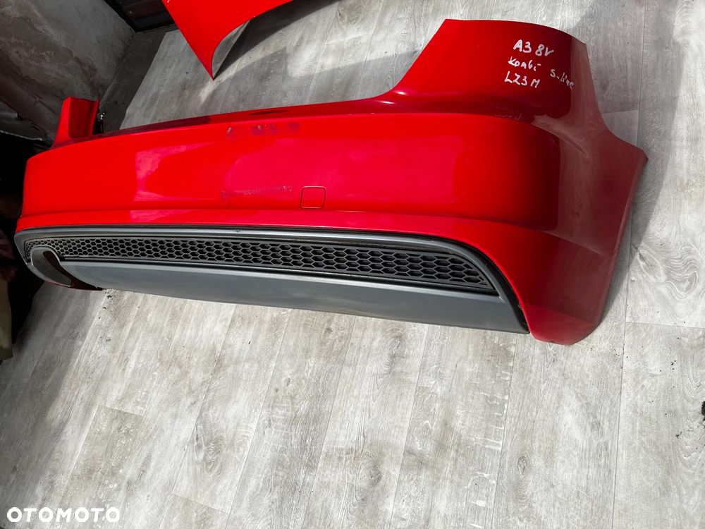 AUDI A3 8V  SPORTBACK 5D ZDERZAK TYŁ LZ3M S LINE  ** - 5