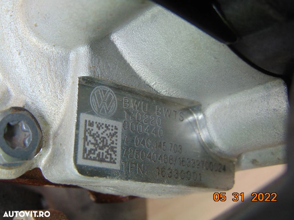 Turbina VW Polo 1.0 tsi golf 7 caddy t roc skoda karoq rapid scala octavia fabia seat arona ateca l - 3