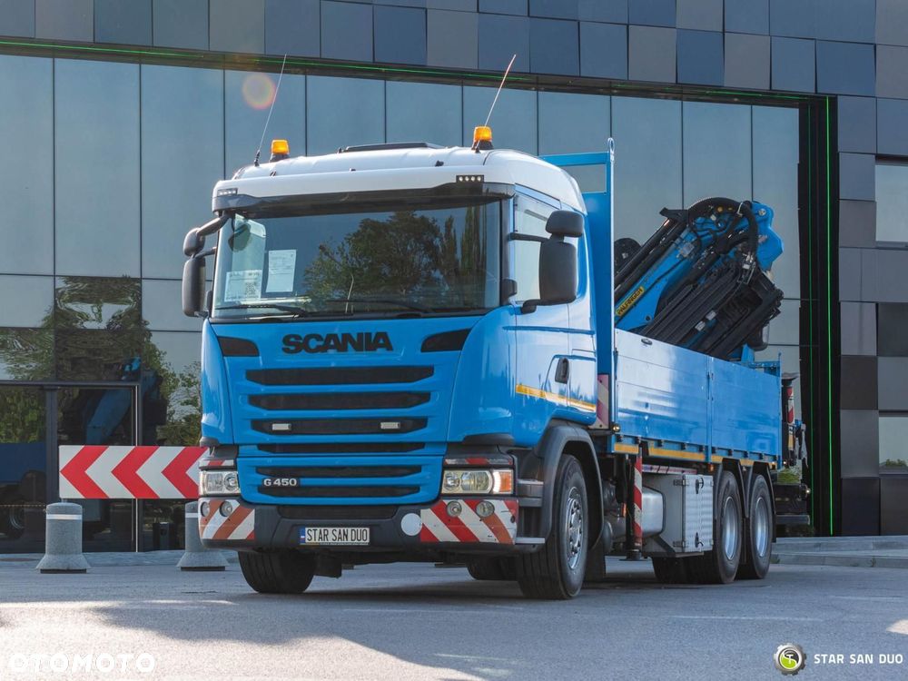 Scania G450 6x4 PALFINGER PK 42002 SH HDS Żuraw Fly Jib Wciagraka - 13