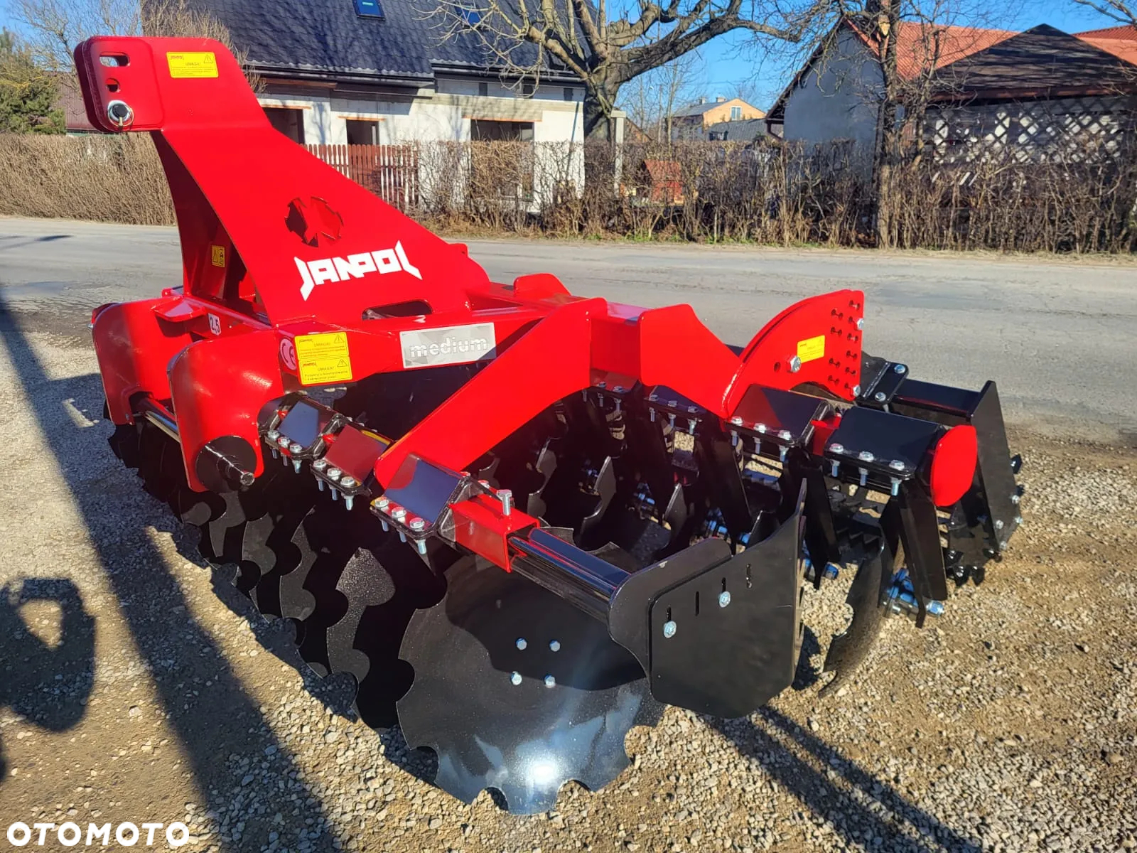 Brona talerzowa 1,6-3m TALERZÓWKA bez hydropaku/talerz 560/packer/daszek JANPOL od ręki TRANSPORT - 3
