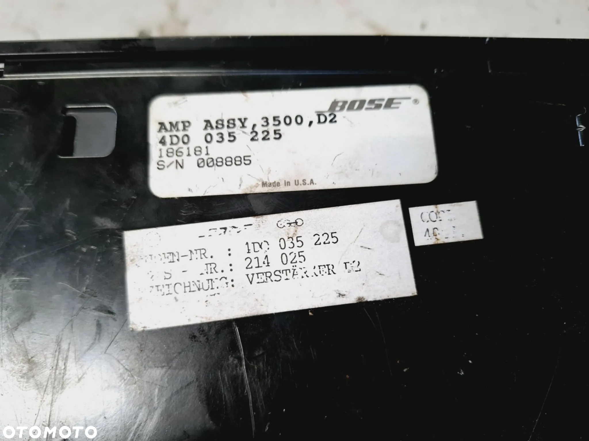 Wzmacniacz Bose Audi A8 D2 4D0035225 - 6