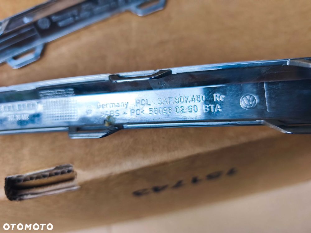VW PASSAT B7 KOMBI listwa chrom zderzaka tył listwy chromowane komplet - 8