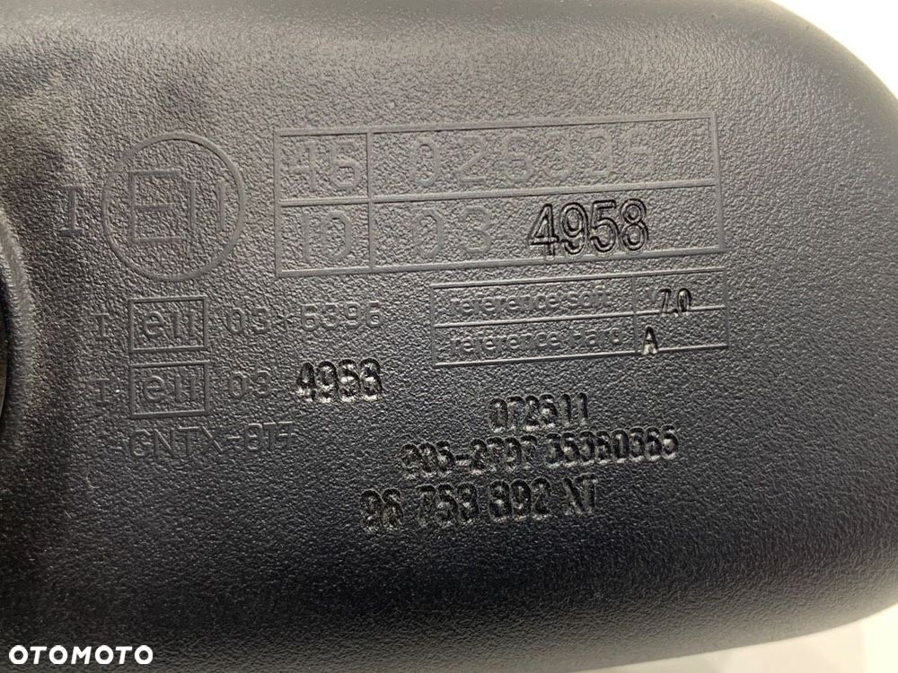 KAMERA LUSTERKO WEWNĘTRZNE  PEUGEOT 508 SW I (8E_) 2010 - 2018 2.0 HDi 120 kW [163 KM] olej - 4