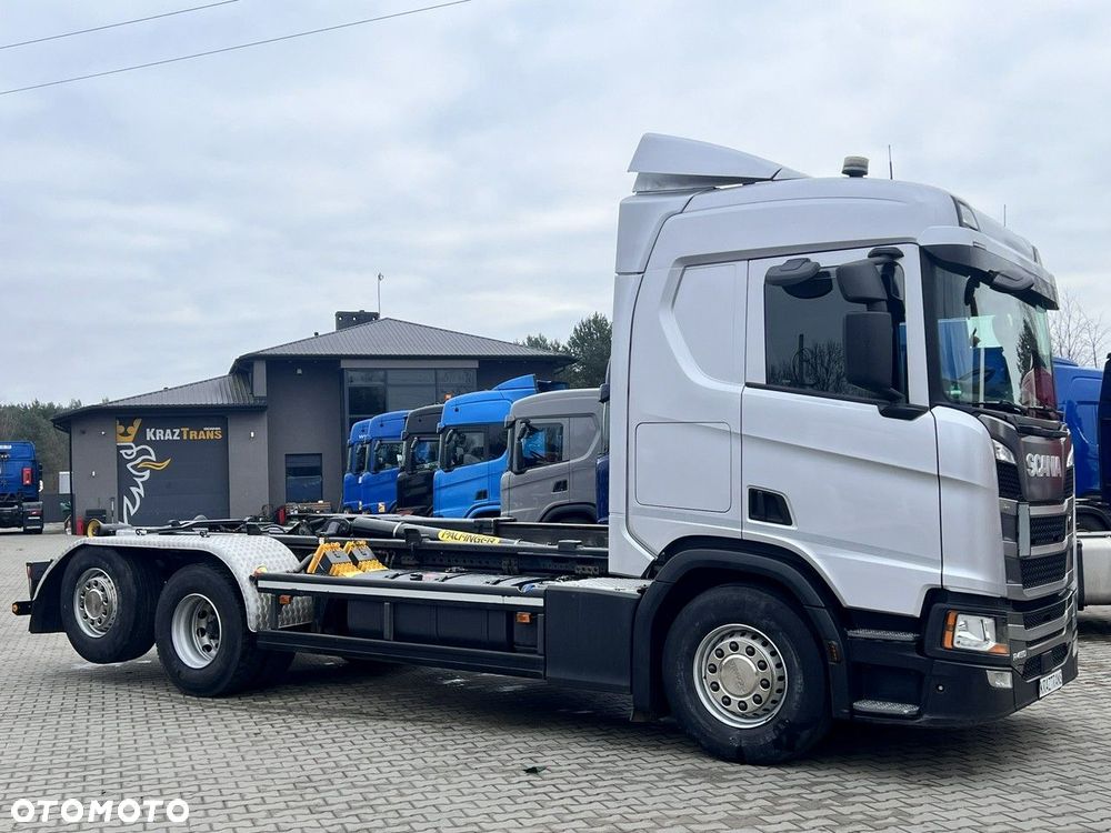 Scania r450 hakowiec palfinger 6x2/4 z Niemiec Cały na poduszce 2019 - 5