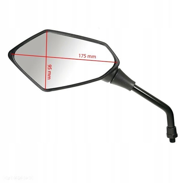 Lusterka motocyklowe M10 Lampa 90346, lusterko do motocykla - 2