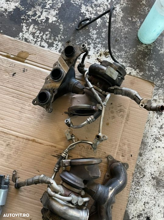 Anexe motor n54 bmw x6 e71  740i F01 335i N54B30A biturbo benzină 326cp 306cp turbine injectoare injector ecu Etc pompa de apa electrică - 13