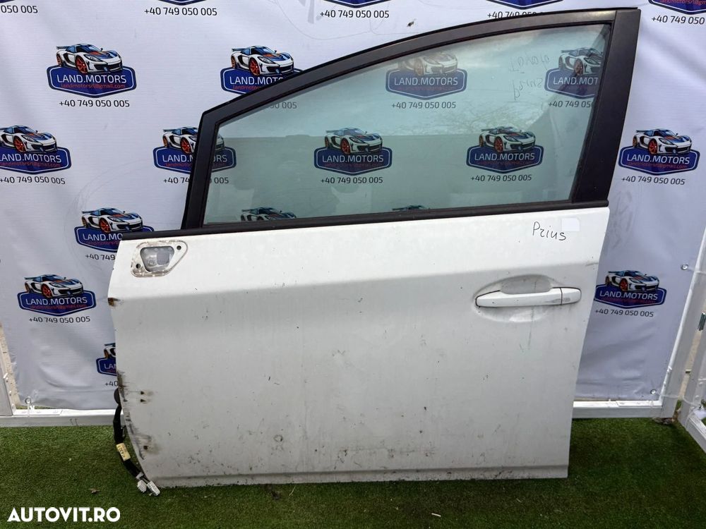 USA PORTIERA FATA STANGA TOYOTA PRIUS 2012 HYBRID 1.8 BENZINA COD OEM 6711247030 / 6700247070 / HATCHBACK 2009-2015 - 1