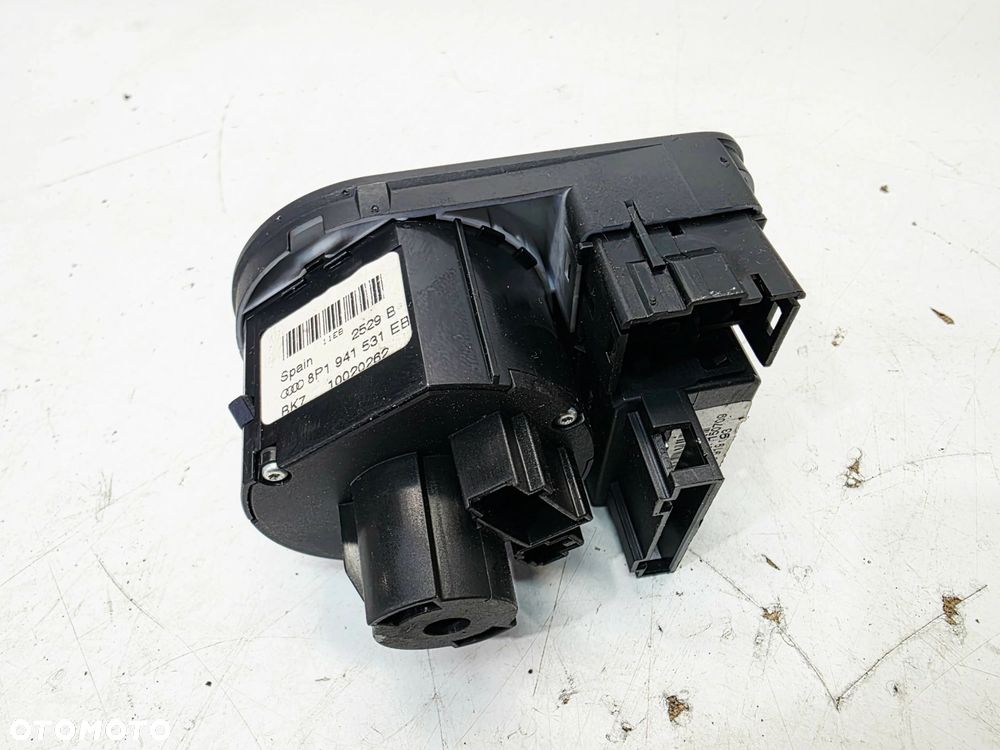 WŁĄCZNIK PRZEŁĄCZNIK ŚWIATEŁ AUDI A3 8P LIFT 8P1941531EB - 5