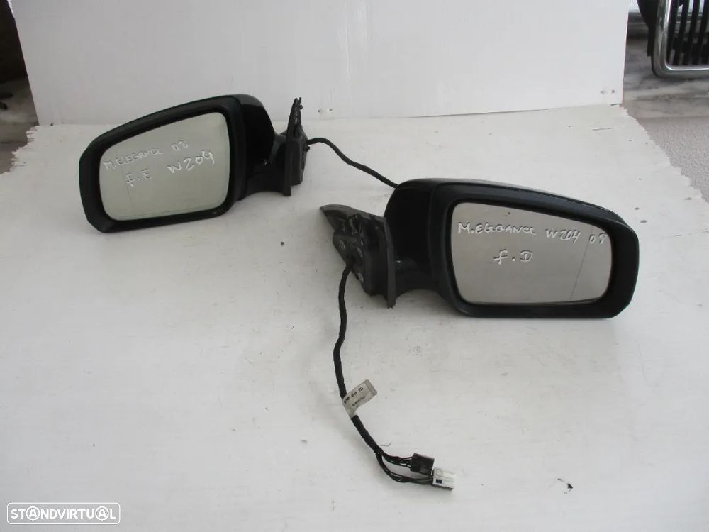 Espelho Retrovisor Mercedes W204 Classe C 2007 a 2011 Esq Dto - 2