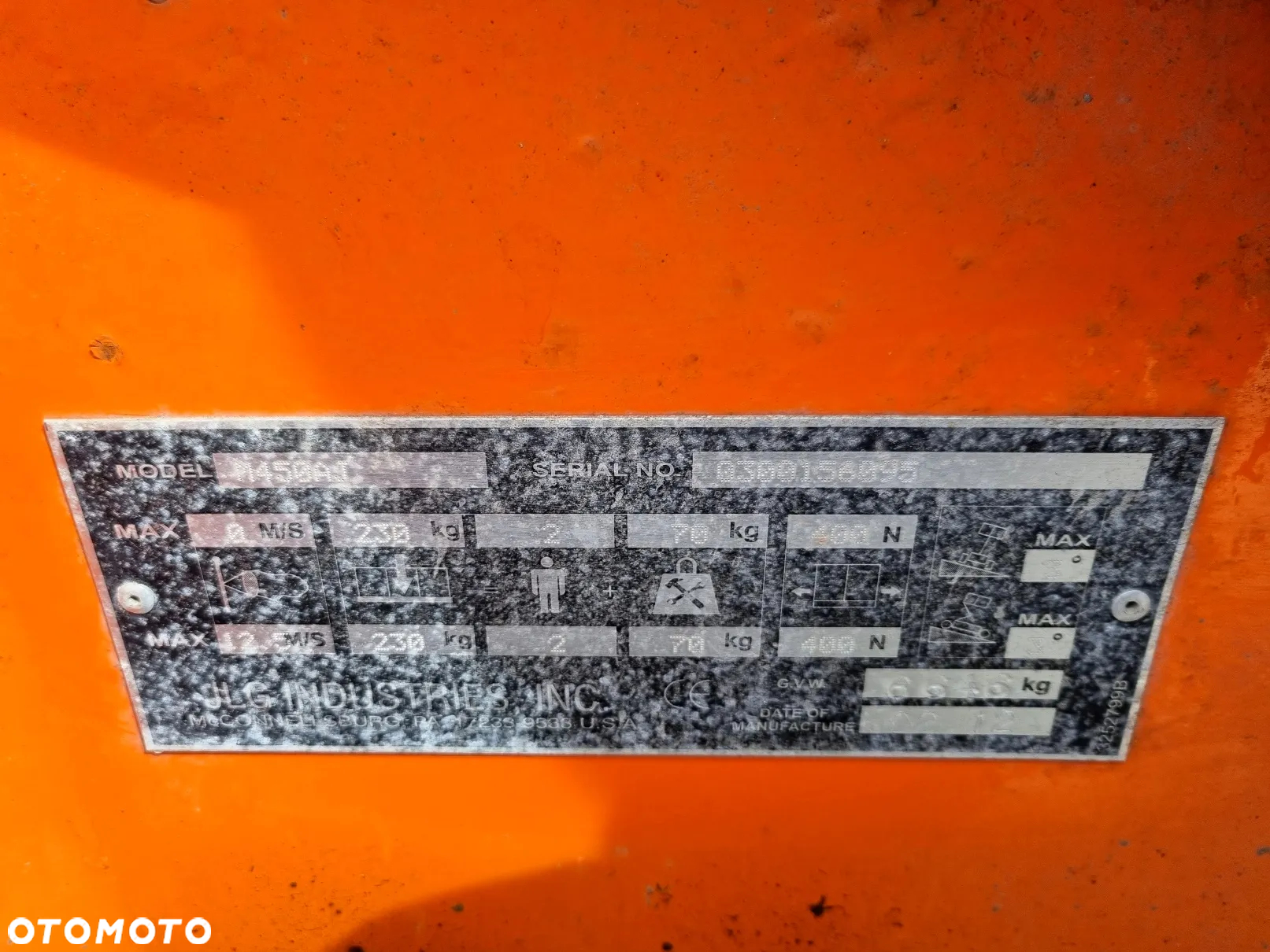 JLG M450AJ - M423 - 15